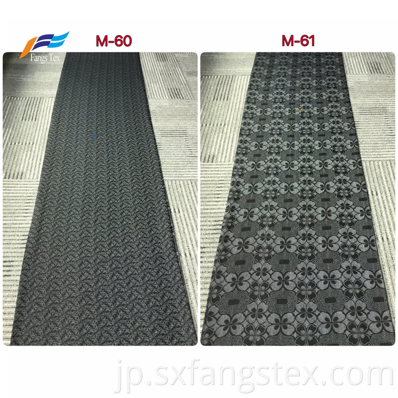 Polyester Jacquard Formal Black Dubai Abaya Fabric 4